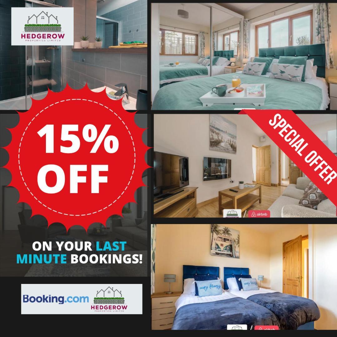 Secure 2-Bed Escape For 6 With Tranquil Garden L Special Deals L Last-Minute Deals L Truro Luaran gambar